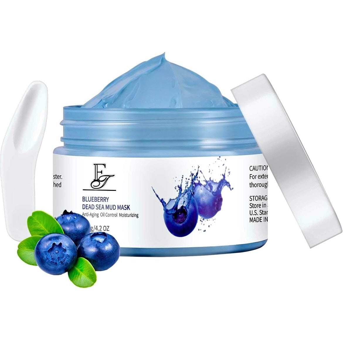 Blueberry Dead Sea Clay Mask โ Anti-Aging & Detox for Radiant, Clear Skin
