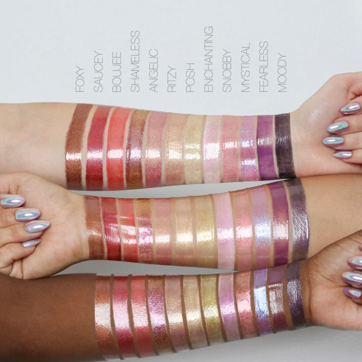 Huda Beauty: Lipgloss In Angelic, Full-size or Medium Size, Rare Find, Limited Stock