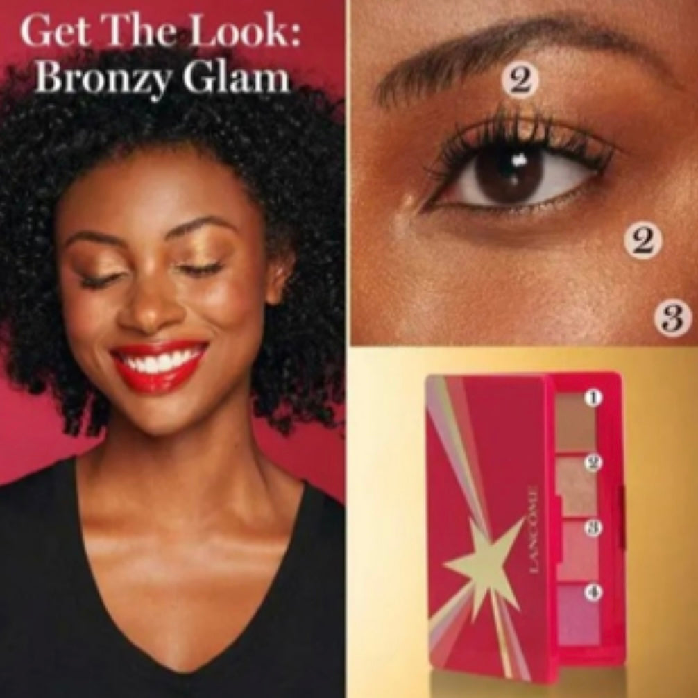 Lancôme Paris Starlight Glow Face Palette, All In One Bronzer + Highlighter