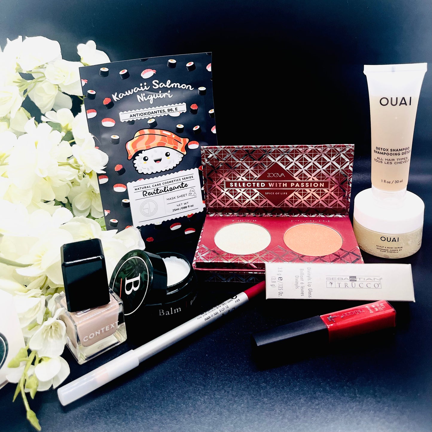Ultimate (9) Piece Designer Makeup & Hair care Bundle Box