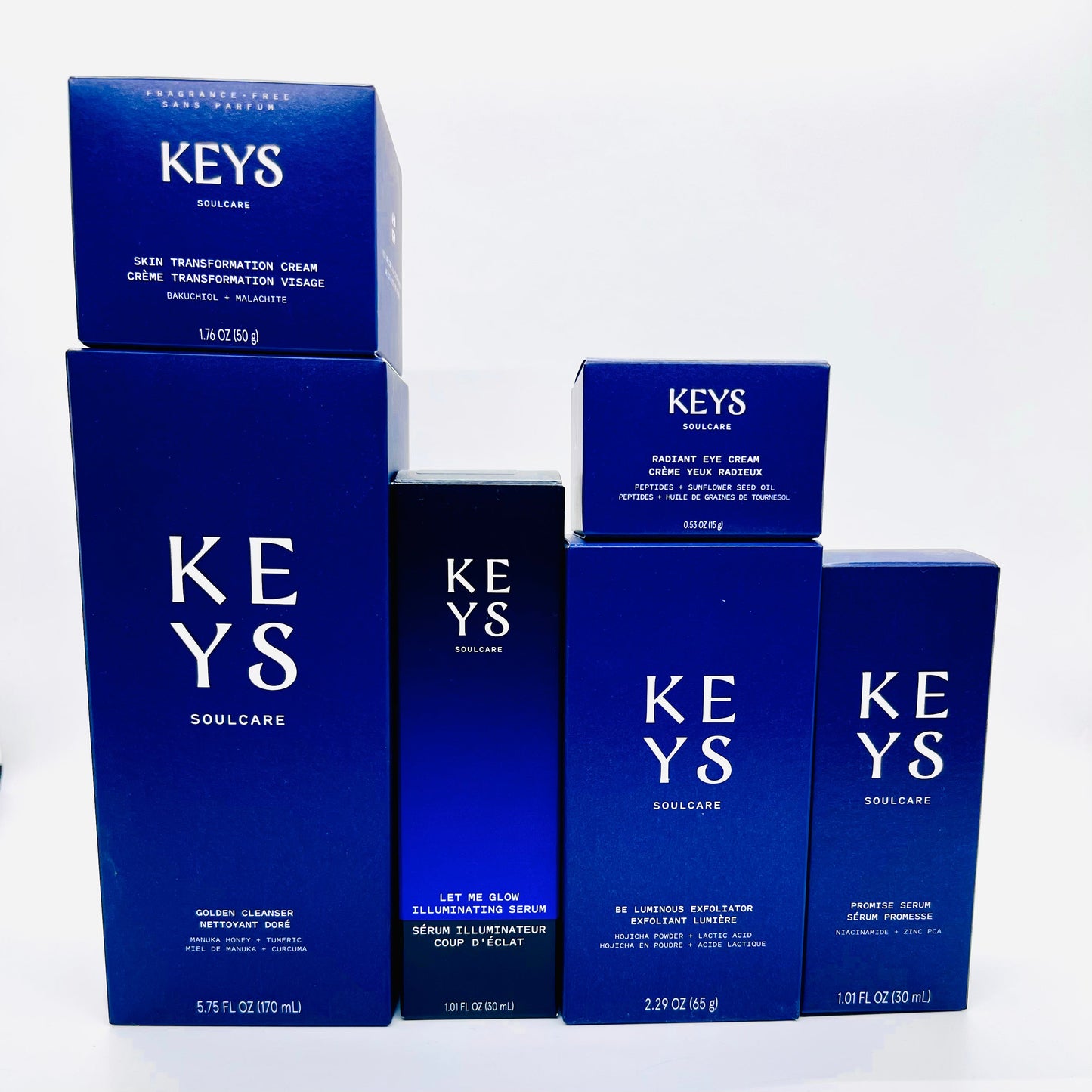 keys soulcare 6 piece anti aging skincare bundle only available at FaceTreasures.com