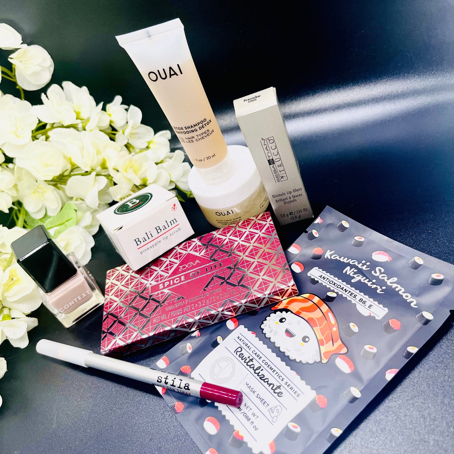 Ultimate (9) Piece Designer Makeup & Hair care Bundle Box